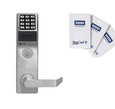 Alarm Lock ETPL Series - Prox Reader Exit Trim, 2000 Users, 40,000 Event Audit Trail, Weatherproof, Straight Lever