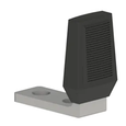 Hager 249F L-Shaped Floor Stop with Rubber Bumper - Steel Construction, 2-5/8" Height