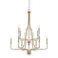 Capital Lighting CAP-419391 Dawson Transitional 10-Light Chandelier