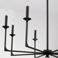 Capital Lighting CAP-437381 Clint Transitional 8-Light Chandelier