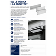 BEA 10LZBR6SUL L & Z Mounting Bracket for 600 lb Single Maglock
