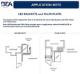 Copy of BEA 10LZBRMAG1UL- L & Z Bracket Kit 1200lbs Maglocks Before Sept 2023