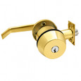 Marks USA 145KL Single Cylinder Deadbolt - Grade 1 Defender Cylindrical Cartridge Deadlatch, Cylinder x Lever