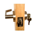 Marks USA 145KL Single Cylinder Deadbolt - Grade 1 Defender Cylindrical Cartridge Deadlatch, Cylinder x Lever