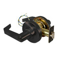 Marks USA 195FEL 24VDC Electric Storeroom Clutched Lever Lockset, EL Electric Locked, Fail-Safe, Marks C Keyway