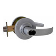 Marks USA 295RS LFIC Yale 6 Pin - Classroom Lever Lockset, Curved Lever, Yale Large Format IC, Less Core, 2-3/4in Backset, ANSI Strike, Grade 1