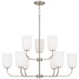 Capital Lighting CAP-448891 Lawson Transitional 9-Light Chandelier