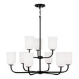 Capital Lighting CAP-448891 Lawson Transitional 9-Light Chandelier