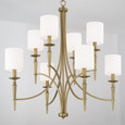 Capital Lighting CAP-442681 Abbie Transitional 8-Light Chandelier