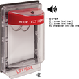 STI Stopper II® / Weather Stopper® Cover – Red Horn Housing, Indoor/Outdoor, Optional Horn & Spacer