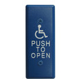 Camden  CM-25/26CB Series Narrow Push Plate Switch, Handicap Symbol/Push To Open