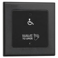 Camden SureWave CM-336 Series Wireless, Built-In 915MHZ/42 Hand Icon/'Wave to Open' Text/Wheelchair Symbol Faceplate Touchless Switch