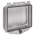 STI Polycarbonate Enclosures – Lockable Covers with Integrated Hinge