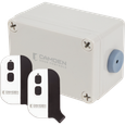 Camden CM-SRFM2 Secure Wireless Kit, 1 CM-SRX2 Receiver, 2 CV-WTX2 Transmitters, Mounting Hardware, IP65 Outdoor Rated