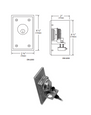 Camden CM-1000 Series Cast Aluminum Key Switch with Surface Box