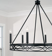 Capital Lighting 445761 Avery Transitional 6-Light Chandelier