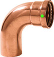 Viega 20638 ProPress 90° street elbow Smart Connect technology Copper, 2-1/2'' x 2-1/2''