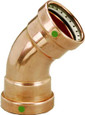 Viega 20658 ProPress 45° elbow Smart Connect technology Copper, 3'' x 3''