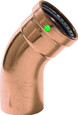 Viega 20668 ProPress 45° street elbow Smart Connect technology Copper, 2-1/2'' x 2-1/2''