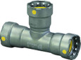 Viega 25336 MegaPressG tee Smart Connect technology Carbon steel, 1'' x 1'' x 1/2''