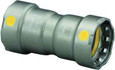 Viega 25011 MegaPressG coupling With stop Smart Connect technology Carbon steel, 1'' x 1''