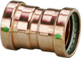 Viega 20733 ProPress coupling With stop Smart Connect technology Copper, 3'' x 3''