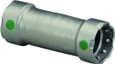 Viega 25070 MegaPress extended coupling No stop Smart Connect technology Carbon steel, 1/2'' x 1/2''