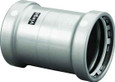 Viega 26695 MegaPress coupling No stop Smart Connect technology Carbon steel, 4'' x 4''