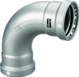 Viega 26505 MegaPress 90° elbow Smart Connect technology Carbon steel, 3'' x 3'' Viega 26505 MegaPress 90° elbow Smart Connect technology Carbon steel, 3'' x 3''