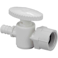 Viega 43003 PureFlow Crimp stop valve Straight PolyAlloy, 1/2'' x 1/2''