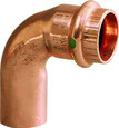 Viega 77057 ProPress 90° street elbow Smart Connect technology Copper, 1'' x 1''