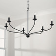 Capital Lighting 449961 Dolan Transitional 6-Light Chandelier