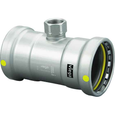 Viega 28725 MegaPressG tee Smart Connect technology Carbon steel, 2-1/2'' x 2-1/2'' x 3/4''