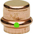 Viega 77737 ProPress cap Smart Connect technology Copper, 2''