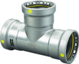 Viega 28910 MegaPressG tee Smart Connect technology Carbon steel, 2-1/2'' x 2-1/2'' x 1"