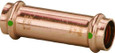 Viega 79025 ProPress extended coupling No stop Smart Connect technology Copper, 1-1/2'' x 1-1/2''
