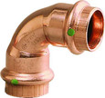 Viega 77042 ProPress 90° elbow Smart Connect technology Copper, 2'' x 2''