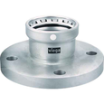 Viega 95730 MegaPress flange Smart Connect technology 304 stainless steel, 4''