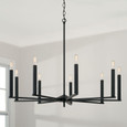 Capital Lighting CAP-448691 Portman Modern 9-Light Chandelier