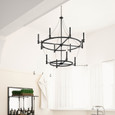 Capital Lighting CAP-528701 Lancaster Urban / Industrial 12-Light Chandelier