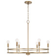 Capital Lighting CAP-448761 Fuller Modern 6-Light Chandelier