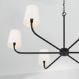 Capital Lighting 449461 Brody Transitional 6-Light Chandelier