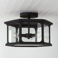 Capital Lighting CAP-946632 Walton Transitional 3-Light Outdoor Semi-Flush