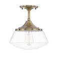 Capital Lighting CAP-3533 Schoolhouse Urban / Industrial 1-Light Semi-Flush