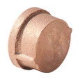 Merit Brass Import Brass Lead Free Fitting, 1/4" 125# LEAD FREE BR CAP B584/NSF61-G