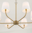 Capital Lighting CAP-449462 Brody Transitional 6-Light Chandelier