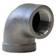 Merit Brass Stainless Steel Cast 150# Fitting, 1/2" 150# 304 SS 90 ELBOW ISO 49