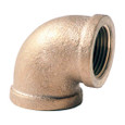 Merit Brass Import Brass Lead Free Fitting, 1/4" 125# LEAD FREE BR 90 ELL B584/NSF61-G