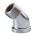 Merit Brass Chrome Plated Fitting, 3/4" 125# CP LEADED BR 45 STREET ELL B456
