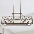 Capital Lighting CAP-829181 Tybee Urban / Industrial 8-Light-Linear Chandelier